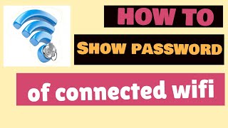 Show password of connected wifi in windows [upl. by Eilahs]