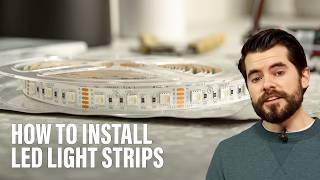 How to Install LED Light Strips [upl. by Allie]