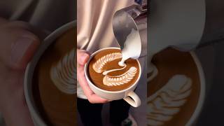 How to make dubble swan 🦢 latteaart ☕️🫡youtubevideo newvideo shortvideo shorts coffee foryou [upl. by Brooks220]