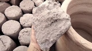 Dustiest Cotton like soft sand dryclay pot crumble satisfying ASMR sounds [upl. by Hendrick187]