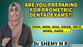 Platform to CRACK PROMETRIC DENTAL Exams English DHA MOHOMSB SDLE NHRA 2021 eDental Portal [upl. by Ezana]