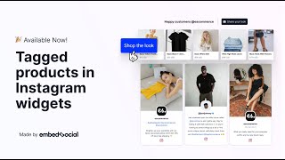 How to Create Shoppable Instagram feed with Tagged Products Section [upl. by Ahsilaf]