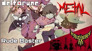 DELTARUNE  Rude Buster 【Intense Symphonic Metal Cover】 [upl. by Noyes]