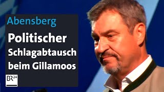 Abensberg Politischer Schlagabtausch beim Gillamoos [upl. by Yelreveb]