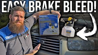 Subaru Forester Brake Bleed Easy Solo DIY With The MityVac MV7135 Vacuum Brake Bleeder Kit [upl. by Cheryl]