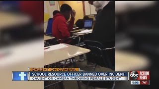 VIDEO Police officer tackle student during inclass arrest at Spring Valley High School in Columbia [upl. by Yrocaj907]