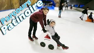 VLOG  PARCOURS FUN à la PATINOIRE [upl. by Aratehs732]