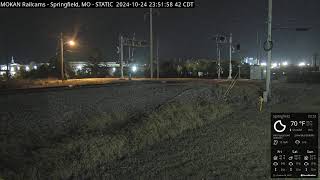 MOKAN Railcams Springfield Missouri BNSF Thayer North Subdivision MP 20470 RECURRENT STREAM [upl. by Hammer]