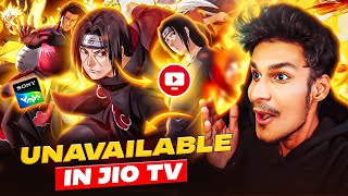 😱Unavailable in jiotv  Naruto Shippuden hindi dubbed  Naruto Shippuden Sony Yay [upl. by Siurtemed]