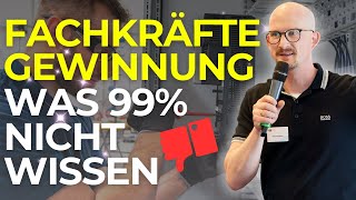 Fachkräftegewinnung Was 99 der Betriebe nicht wissen elektroconzept fachkräftemangel [upl. by Jereld]