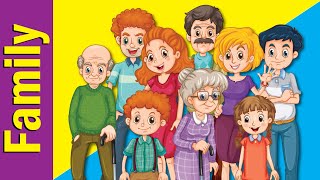 Learn Family Members in English  Family Vocabulary  Fun Kids English [upl. by Wende]