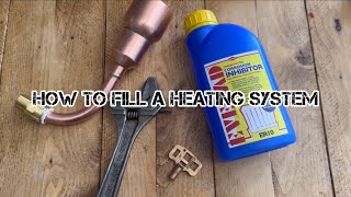 How to fill a heating system bleed and vent a radiator [upl. by Craig]