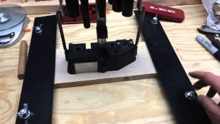 DIY workbench quick change vise  lee load all [upl. by Durston708]