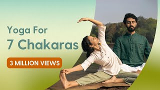 Asanas and Meditation to Balance the 7 Chakras  30 Mins  Beginner level [upl. by Haskell128]