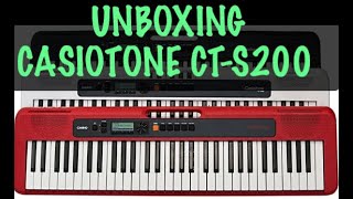 Unboxing the Casio  Casiotone CTS200rd 61 Key portable Keyboard [upl. by Santos]