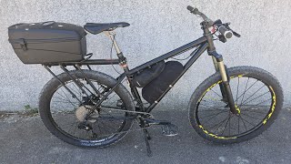 vtt sobre bike  roues MAVIC deemax pro  fourche fox 32 part 2 [upl. by Aekim]