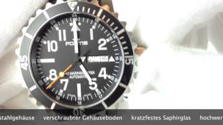 FORTIS B42 MARINEMASTER AUTOMATIK DAYDATE 6701041 K wwwolfertco [upl. by Adriel470]