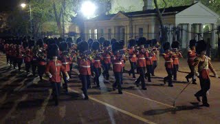 Arrival of Bands and Troops Coronation Rehearsal 020523 [upl. by Sanson]