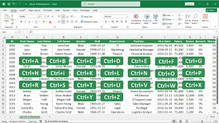 Ctrl Shortcuts in Excel ExcelTips [upl. by Neall385]