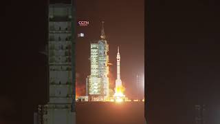 China launches Shenzhou18 manned spaceship [upl. by Liana]