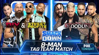 The Bloodline vs Street Profits Tommaso Ciampa amp Johnny Gargano 22 SmackDown Sep 6 2024 [upl. by Groscr]