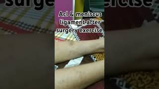 Acl amp meniscus ligament after surgery exercise struggle difficult lifestylemotivational video [upl. by Tennies]