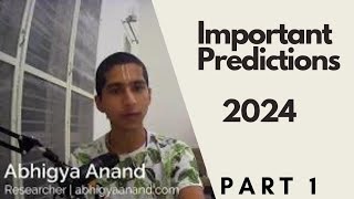 Important predictions for 202425  Analyze with Abhigya Anand [upl. by Anaihr32]