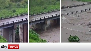 Australia Timelapse video captures severe flooding in Queensland [upl. by Rudiger]