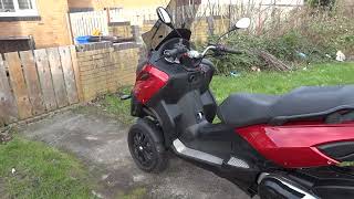 Gilera Fuoco 500 ie Cherry Red  Year 2008  in Good condition amp well maintained   Video 2 [upl. by Risser177]