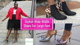 Stylish Plus Size Wide Width Shoes Featuring JRenee Shoes [upl. by Carlstrom772]