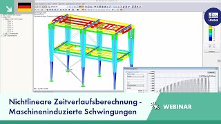 Webinar Nichtlineare Zeitverlaufsberechnung  Maschineninduzierte Schwingungen [upl. by Einavoj]