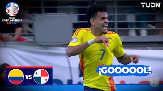 ¡GOLAZO Luis Díaz define de sombretiro  Colombia 30 Panamá  Copa América 2024  4tos  TUDN [upl. by Gasparo]