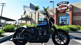 2018 HarleyDavidson Iron 1200 XL1200NS │ First Ride and Review [upl. by Egroeg]