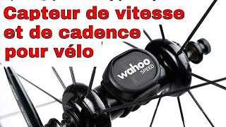 🚴 Le capteur de vitesse pour suivre votre performance à vélo  Wahoo [upl. by Goraud]