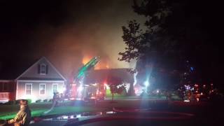 House Fire  Creekhaven Drive Selbyville Delaware  Part 1 [upl. by Clay270]