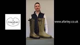 Le Chameau Vierzonord Neoprene Lined Wellington Boots Product Review Video  A Farley Country Attire [upl. by Andreas]