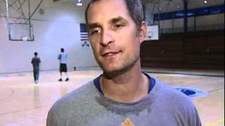 CHRISTIAN LAETTNER AT FORT WAYNE MAD ANTS PRACTICE [upl. by Salomon869]