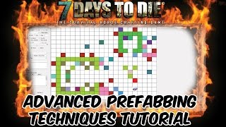 7 Days To Die Advanced Prefab Techniques Tutorial HD  See Desc [upl. by Yniattirb536]