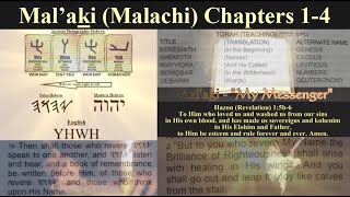 Malaki Malachi Ch 14 quotSee I am sending My messenger and he shall prepare the way before Me [upl. by Lennard]