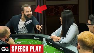 Daniel Negreanu TILTS his opponents with Speech Play  TOP Poker Moments [upl. by Notsnorb28]