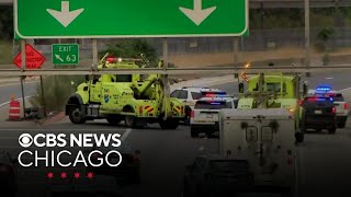 3 shootings on Chicago area expressways since Sunday evening [upl. by Ahsercal445]