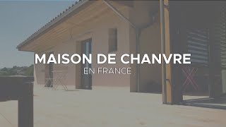 Maison de chanvre en France VISITE [upl. by Soulier]