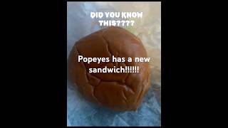 Popeyes New Sandwich menu sandwich chicken kingstonjamaica popeyes shorts shortsfeed food [upl. by Decca]