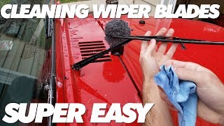 How to Clean Wiper Blades [upl. by Arabrab182]