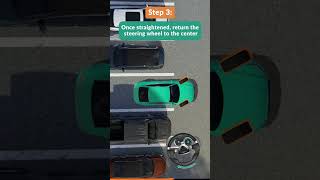 Reverse Parking in 4 Steps 😎 parking parkingtips parkinglesson driving driverslicense driver [upl. by Lotz]