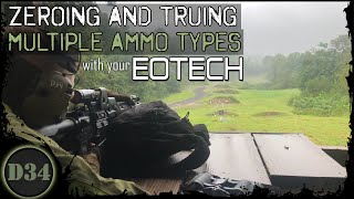 EOTECH 512 ZEROING and TRUING to multiple ammo types [upl. by Fabri]