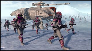 FullScale Hoth Invasion Force  Star Wars Ricos Brigade S4E2 [upl. by Geddes]