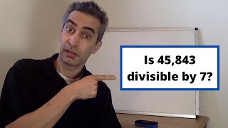 Math Divisibility Rules How do you know if a number divisible by 7 [upl. by Ahsenaj]