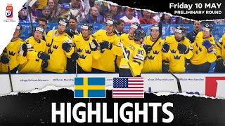 Highlights  Sweden vs USA  2024 MensWorlds [upl. by Mosier]