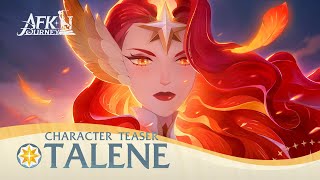 Talene  Character Trailer  AFK Journey [upl. by Dorren]